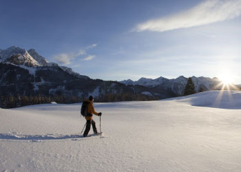 winter schneeschuhwandern ferienwohnungen oetz oetztal